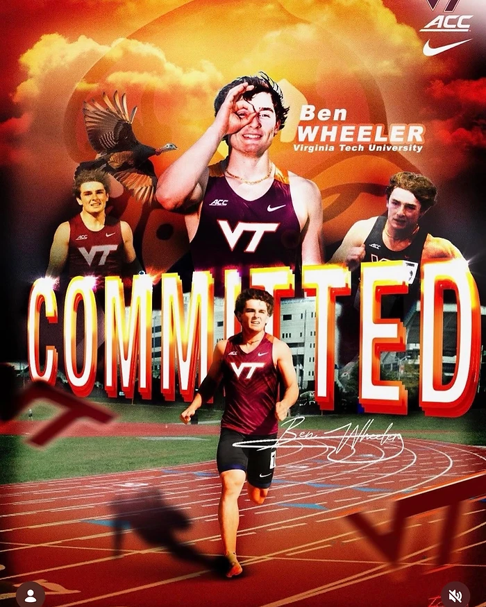 Ben Wheeler — Virginia Tech commitment graphic