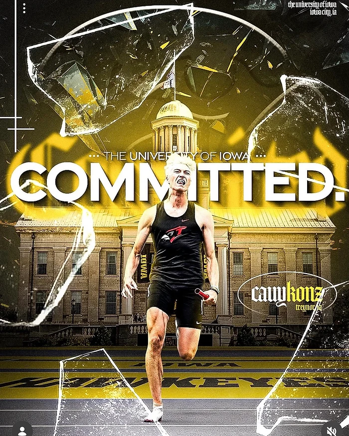 Iowa Commitments — University of Iowa commitment graphic