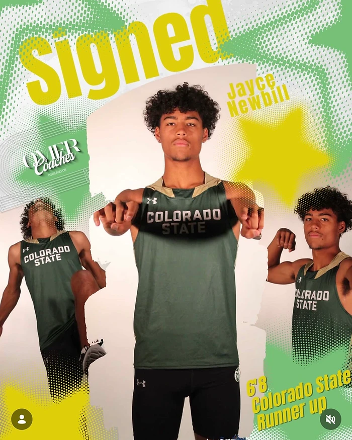 Jayce Newbill — Colorado State commitment graphic